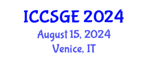 International Conference on Concrete, Structural and Geotechnical Engineering (ICCSGE) August 15, 2024 - Venice, Italy