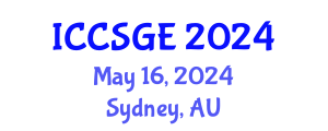 International Conference on Concrete, Structural and Geotechnical Engineering (ICCSGE) May 16, 2024 - Sydney, Australia