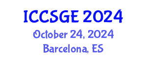 International Conference on Concrete, Structural and Geotechnical Engineering (ICCSGE) October 24, 2024 - Barcelona, Spain