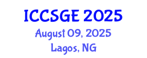 International Conference on Concrete, Structural and Geotechnical Engineering (ICCSGE) August 09, 2025 - Lagos, Nigeria