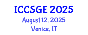 International Conference on Concrete, Structural and Geotechnical Engineering (ICCSGE) August 12, 2025 - Venice, Italy