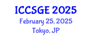 International Conference on Concrete, Structural and Geotechnical Engineering (ICCSGE) February 25, 2025 - Tokyo, Japan