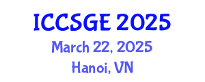 International Conference on Concrete, Structural and Geotechnical Engineering (ICCSGE) March 22, 2025 - Hanoi, Vietnam