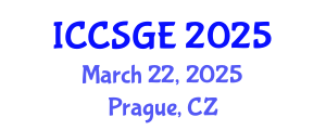 International Conference on Concrete, Structural and Geotechnical Engineering (ICCSGE) March 22, 2025 - Prague, Czechia