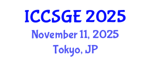 International Conference on Concrete, Structural and Geotechnical Engineering (ICCSGE) November 11, 2025 - Tokyo, Japan