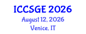 International Conference on Concrete, Structural and Geotechnical Engineering (ICCSGE) August 12, 2026 - Venice, Italy