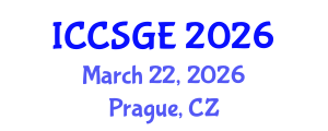 International Conference on Concrete, Structural and Geotechnical Engineering (ICCSGE) March 22, 2026 - Prague, Czechia