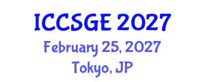 International Conference on Concrete, Structural and Geotechnical Engineering (ICCSGE) February 25, 2027 - Tokyo, Japan International Conference on Concrete, Structural and Geotechnical Engineering (ICCSGE) February 25, 2027 - Tokyo, Japan