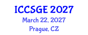 International Conference on Concrete, Structural and Geotechnical Engineering (ICCSGE) March 22, 2027 - Prague, Czechia International Conference on Concrete, Structural and Geotechnical Engineering (ICCSGE) March 22, 2027 - Prague, Czechia