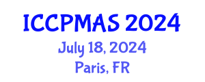 International Conference on Concussion Prevention, Management and Assessment in Sports (ICCPMAS) July 18, 2024 - Paris, France