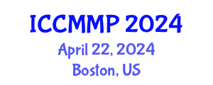 International Conference on Condensed Matter and Materials Physics (ICCMMP) April 22, 2024 - Boston, United States