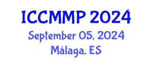 International Conference on Condensed Matter and Materials Physics (ICCMMP) September 05, 2024 - Málaga, Spain