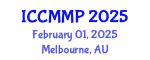 International Conference on Condensed Matter and Materials Physics (ICCMMP) February 01, 2025 - Melbourne, Australia