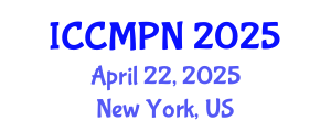 International Conference on Condensed Matter Physics and Nanotechnology (ICCMPN) April 22, 2025 - New York, United States