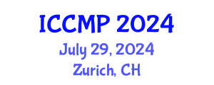 International Conference on Condensed Matter Physics (ICCMP) July 29, 2024 - Zurich, Switzerland