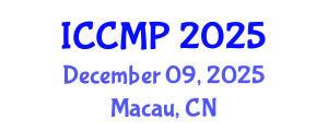 International Conference on Condensed Matter Physics (ICCMP) December 09, 2025 - Macau, China