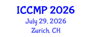 International Conference on Condensed Matter Physics (ICCMP) July 29, 2026 - Zurich, Switzerland