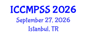 International Conference on Condensed Matter Physics, Semiconductors and Superconductors (ICCMPSS) September 27, 2026 - Istanbul, Turkey