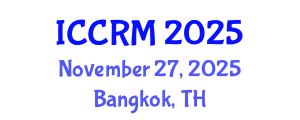 International Conference on Conflict Resolution and Management (ICCRM) November 27, 2025 - Bangkok, Thailand International Conference on Conflict Resolution and Management (ICCRM) November 27, 2025 - Bangkok, Thailand