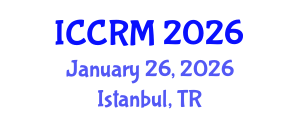 International Conference on Conflict Resolution and Management (ICCRM) January 26, 2026 - Istanbul, Turkey International Conference on Conflict Resolution and Management (ICCRM) January 26, 2026 - Istanbul, Turkey