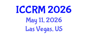 International Conference on Conflict Resolution and Management (ICCRM) May 11, 2026 - Las Vegas, United States International Conference on Conflict Resolution and Management (ICCRM) May 11, 2026 - Las Vegas, United States