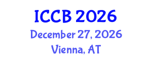 International Conference on Conservation Biology (ICCB) December 27, 2026 - Vienna, Austria International Conference on Conservation Biology (ICCB) December 27, 2026 - Vienna, Austria