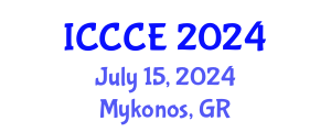 International Conference on Construction and Civil Engineering (ICCCE) July 15, 2024 - Mykonos, Greece