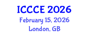 International Conference on Construction and Civil Engineering (ICCCE) February 15, 2026 - London, United Kingdom