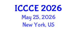 International Conference on Construction and Civil Engineering (ICCCE) May 25, 2026 - New York, United States International Conference on Construction and Civil Engineering (ICCCE) May 25, 2026 - New York, United States