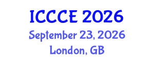 International Conference on Construction and Civil Engineering (ICCCE) September 23, 2026 - London, United Kingdom