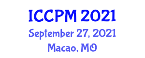 International Conference on Construction and Project Management (ICCPM) September 27, 2021 - Macao, Macao