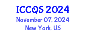 International Conference on Construction and Quantity Surveying (ICCQS) November 07, 2024 - New York, United States
