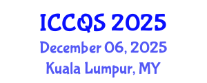 International Conference on Construction and Quantity Surveying (ICCQS) December 06, 2025 - Kuala Lumpur, Malaysia
