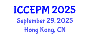 International Conference on Construction Economics and Project Management (ICCEPM) September 29, 2025 - Hong Kong, China International Conference on Construction Economics and Project Management (ICCEPM) September 29, 2025 - Hong Kong, China