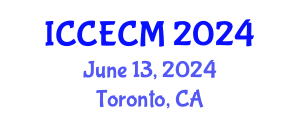 International Conference on Construction Engineering and Construction Management (ICCECM) June 13, 2024 - Toronto, Canada