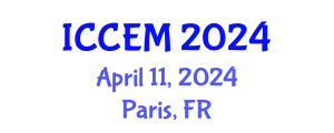 International Conference on Construction Engineering and Management (ICCEM) April 11, 2024 - Paris, France