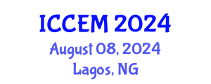 International Conference on Construction Engineering and Management (ICCEM) August 08, 2024 - Lagos, Nigeria