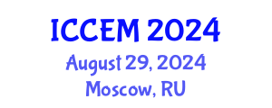 International Conference on Construction Engineering and Management (ICCEM) August 29, 2024 - Moscow, Russia