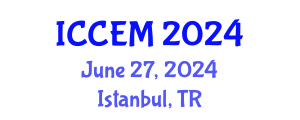 International Conference on Construction Engineering and Management (ICCEM) June 27, 2024 - Istanbul, Turkey
