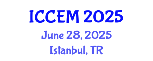 International Conference on Construction Engineering and Management (ICCEM) June 28, 2025 - Istanbul, Turkey