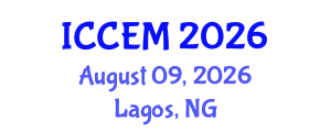 International Conference on Construction Engineering and Management (ICCEM) August 09, 2026 - Lagos, Nigeria