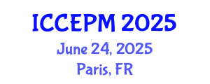 International Conference on Construction Engineering and Project Management (ICCEPM) June 24, 2025 - Paris, France