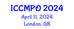 International Conference on Construction Management and Project Organization (ICCMPO) April 11, 2024 - London, United Kingdom