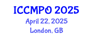 International Conference on Construction Management and Project Organization (ICCMPO) April 22, 2025 - London, United Kingdom