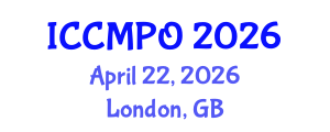 International Conference on Construction Management and Project Organization (ICCMPO) April 22, 2026 - London, United Kingdom