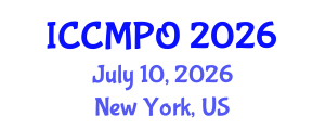International Conference on Construction Management and Project Organization (ICCMPO) July 10, 2026 - New York, United States International Conference on Construction Management and Project Organization (ICCMPO) July 10, 2026 - New York, United States
