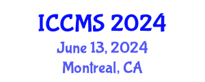 International Conference on Construction Management and Standards (ICCMS) June 13, 2024 - Montreal, Canada