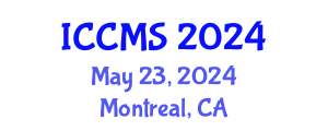 International Conference on Construction Management and Standards (ICCMS) May 23, 2024 - Montreal, Canada