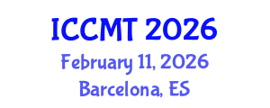 International Conference on Construction Management and Technology (ICCMT) February 11, 2026 - Barcelona, Spain