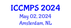 International Conference on Construction Management, Planning and Scheduling (ICCMPS) May 02, 2024 - Amsterdam, Netherlands